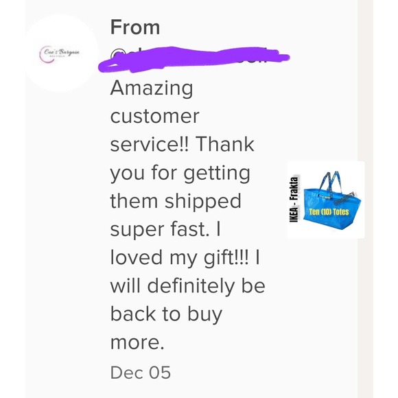 IKEA FRAKTA Ten (10) X Large Blue Reusable Shopping Bags Laundry Tote Moving - Picture 6 of 12